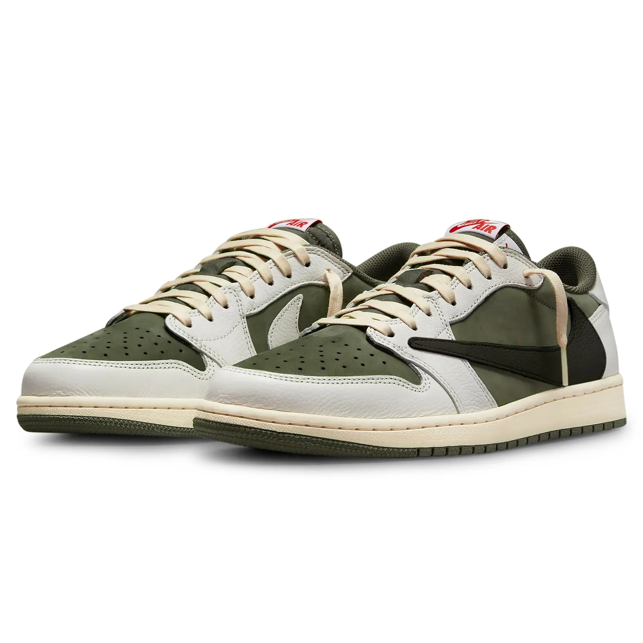 Travis Scott Air Jordan 1 Low Medium Olive.