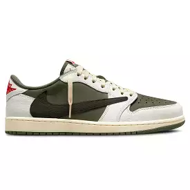 Travis Scott Air Jordan 1 Low Medium Olive.