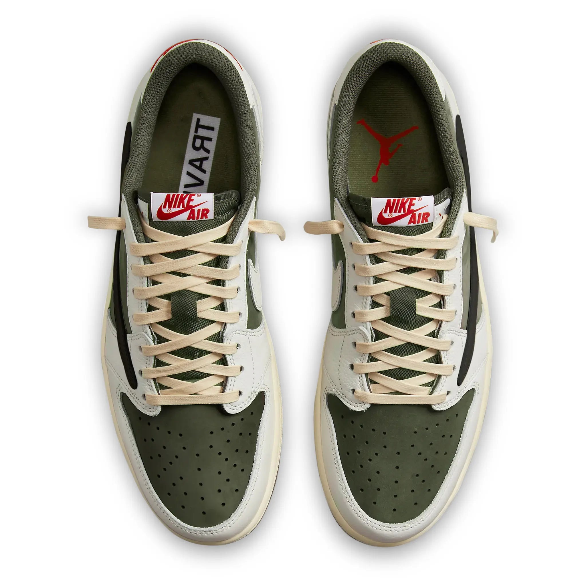 Travis Scott Air Jordan 1 Low Medium Olive.