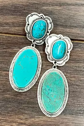 Turquoise earrings