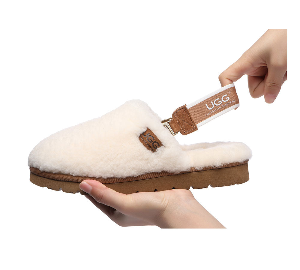 UGG AUSTRALIAN SHEPHERD Kamari Women's Slingback Ugg Slipper with Removable Strap