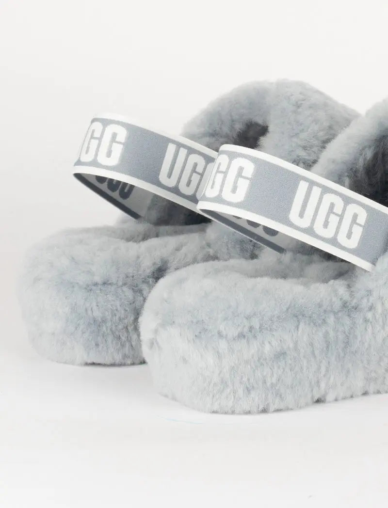 UGG Fluff Yeah Slide Womens - Ash Fog