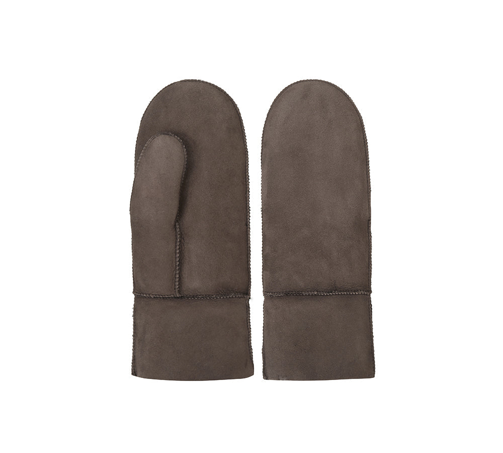 UGG Fluffy Sheepskin Wool Mittens