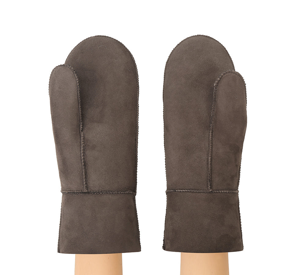 UGG Fluffy Sheepskin Wool Mittens