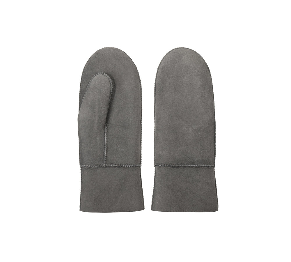 UGG Fluffy Sheepskin Wool Mittens