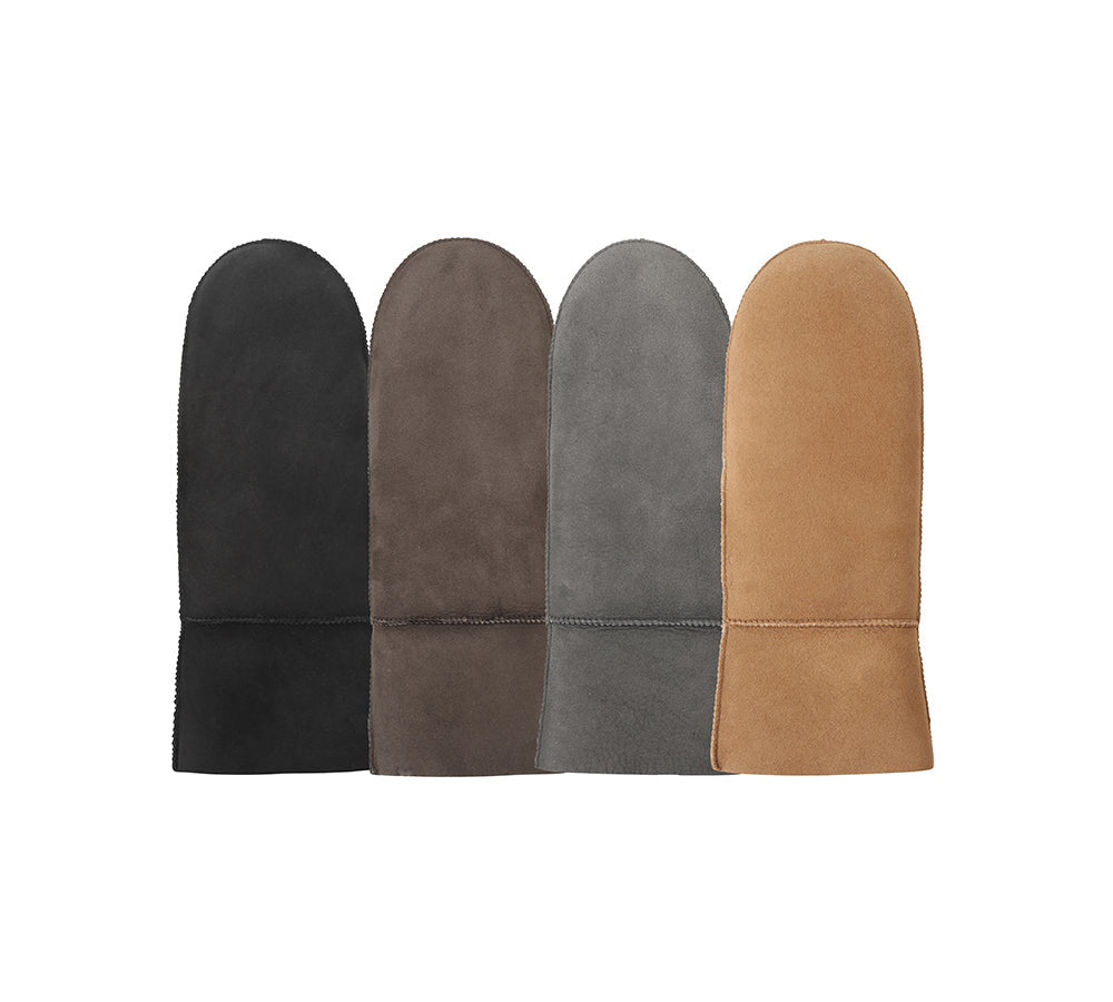 UGG Fluffy Sheepskin Wool Mittens