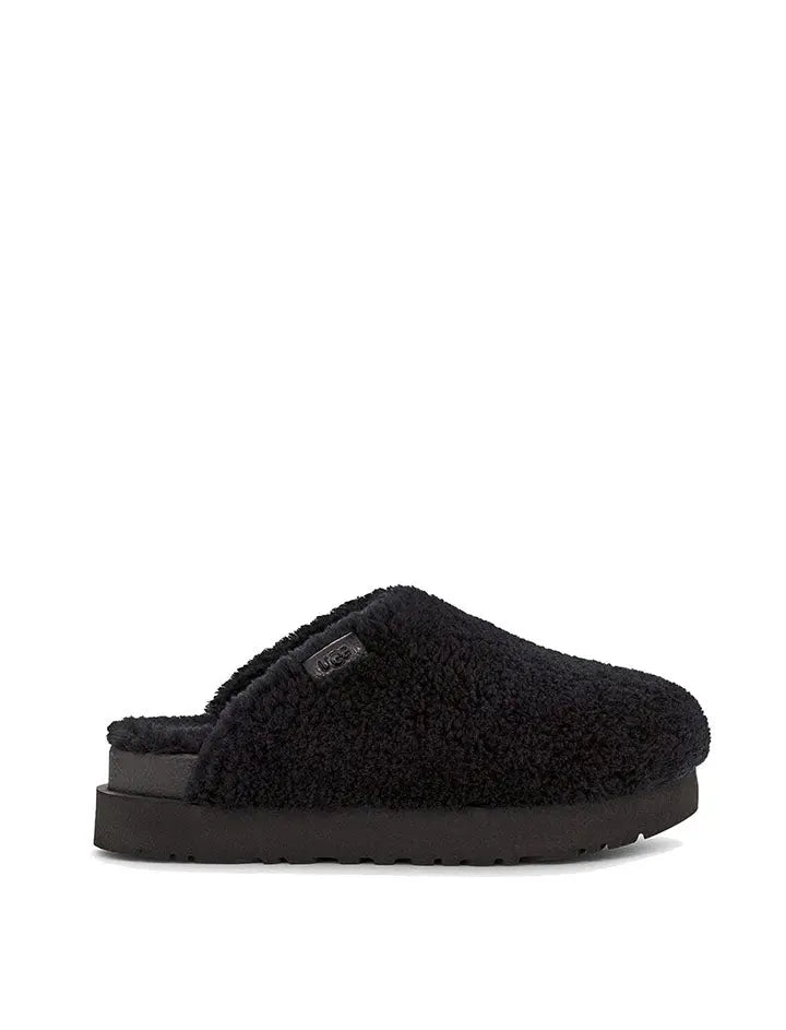 UGG Fuzz Sugar Slide Black - Shop Now