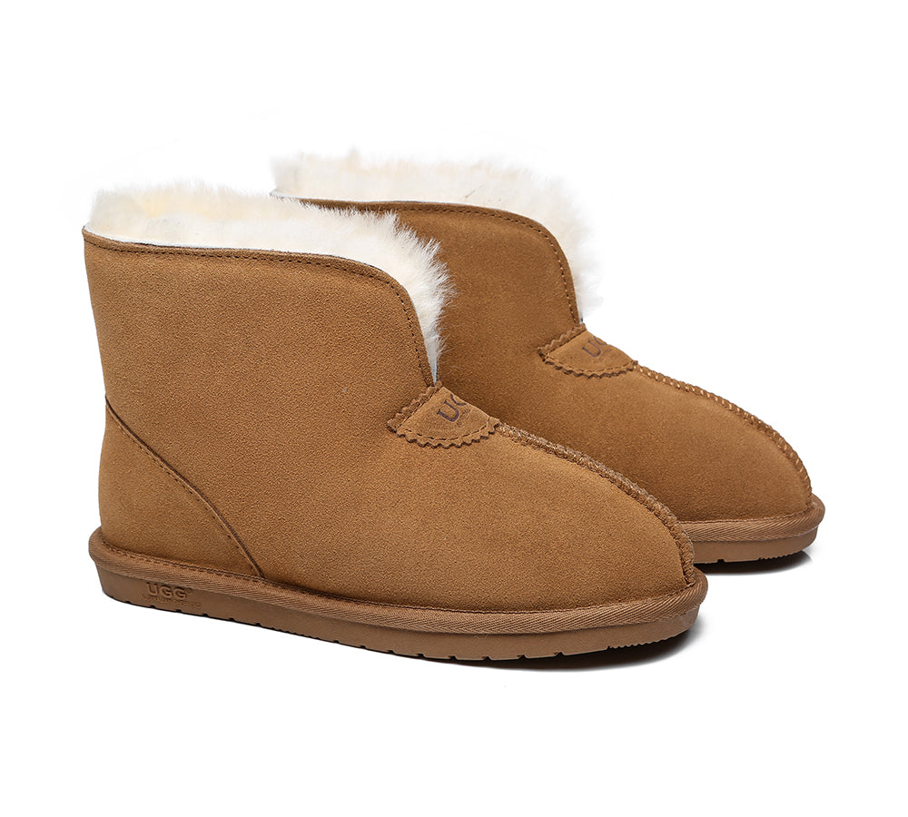 Ugg Parker Unisex Sheepskin Slipper - Water-Resistant Ankle Premium