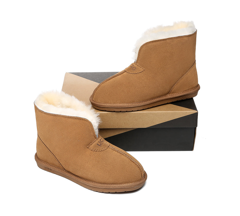 Ugg Parker Unisex Sheepskin Slipper - Water-Resistant Ankle Premium