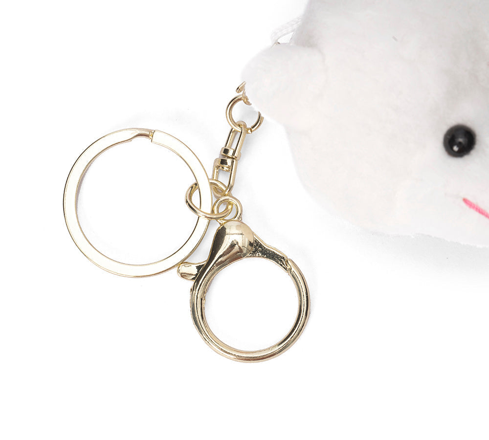 UGG Plush Alpaca Keyring - Cute Australian Shepherd Design.