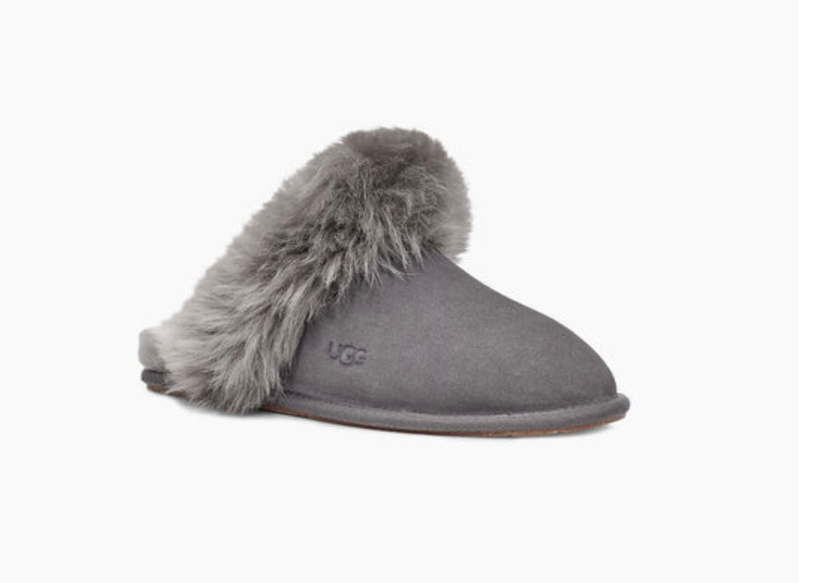 Ugg Scuff Sis Grey Slippers - Stylish Grey Ugg Slippers