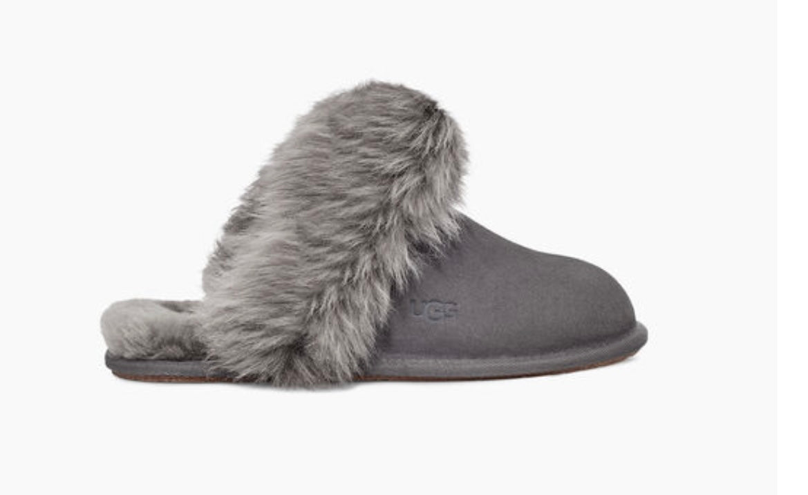 Ugg Scuff Sis Grey Slippers - Stylish Grey Ugg Slippers