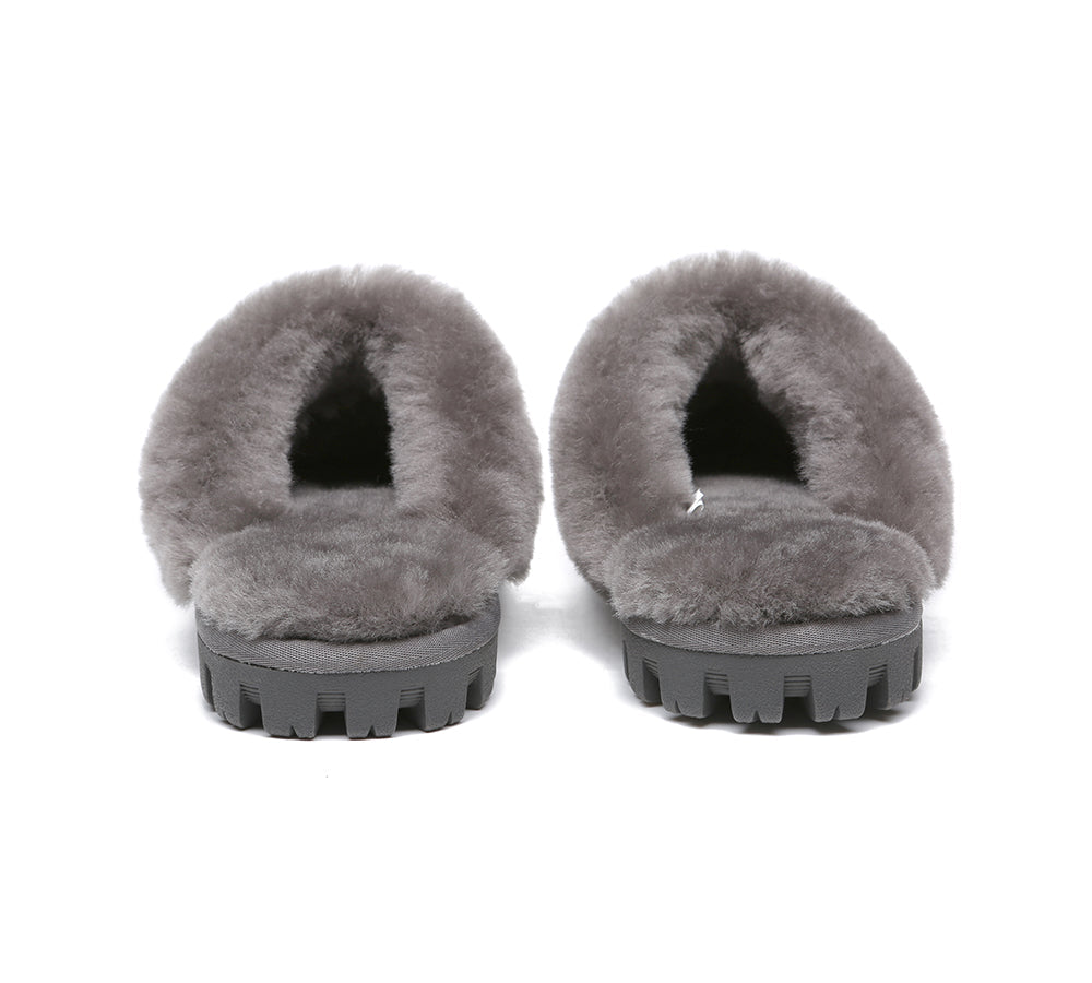 UGG Sheepskin Wool Slippers - Suzie Scuff