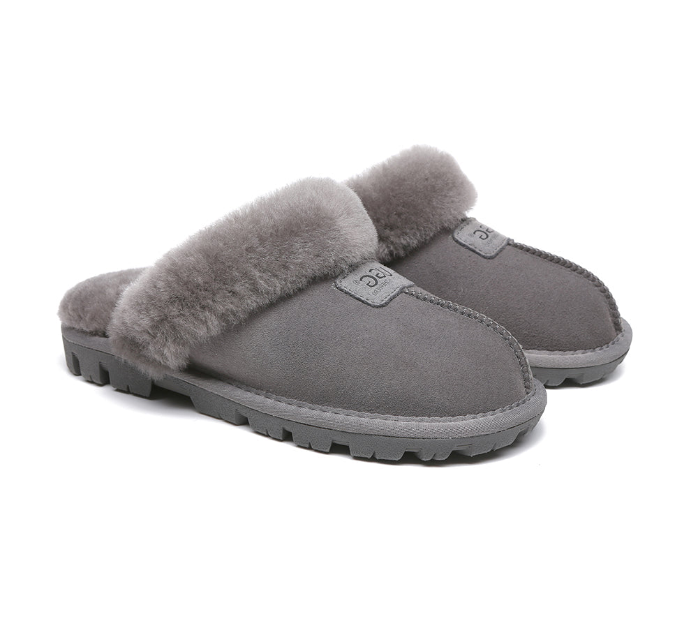 UGG Sheepskin Wool Slippers - Suzie Scuff