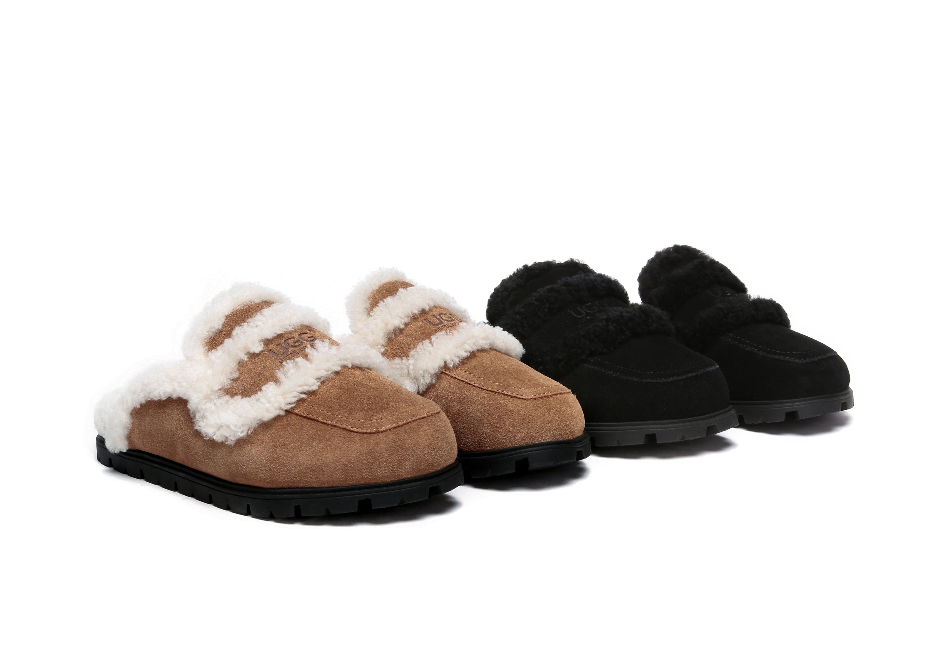 UGG slippers Australian Shepherd sheepskin wool shearling lined Remi.