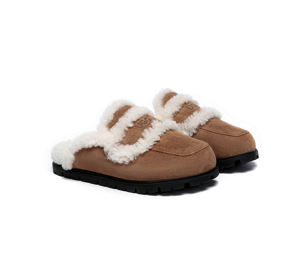 UGG slippers Australian Shepherd sheepskin wool shearling lined Remi.