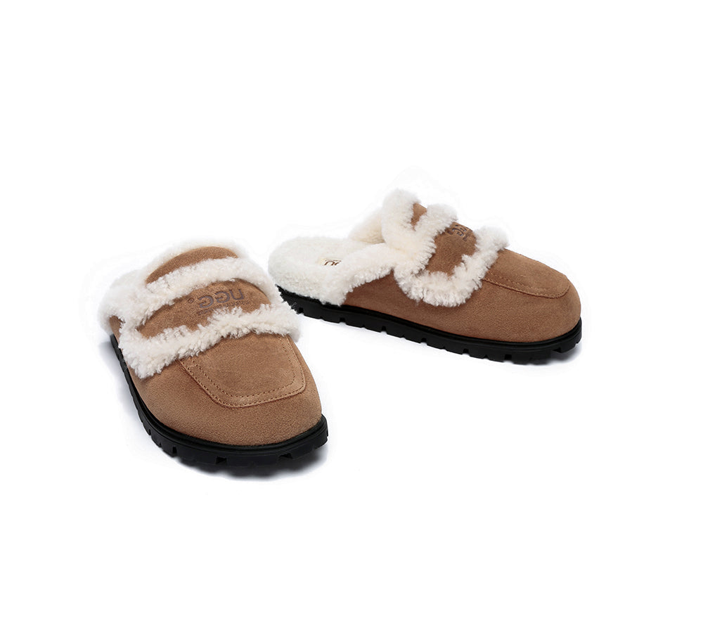 UGG slippers Australian Shepherd sheepskin wool shearling lined Remi.