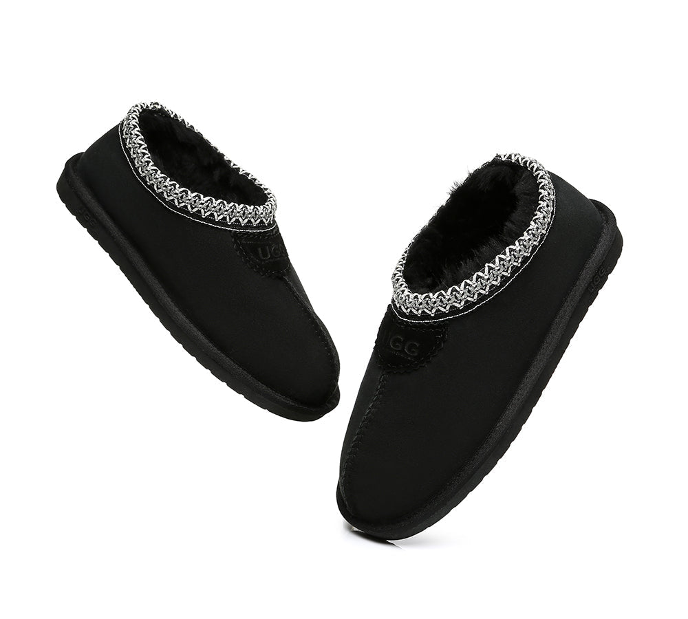 UGG Venus Twin-Face Sheepskin Ankle Slippers - Unisex Home Slippers | Australian Shepherd