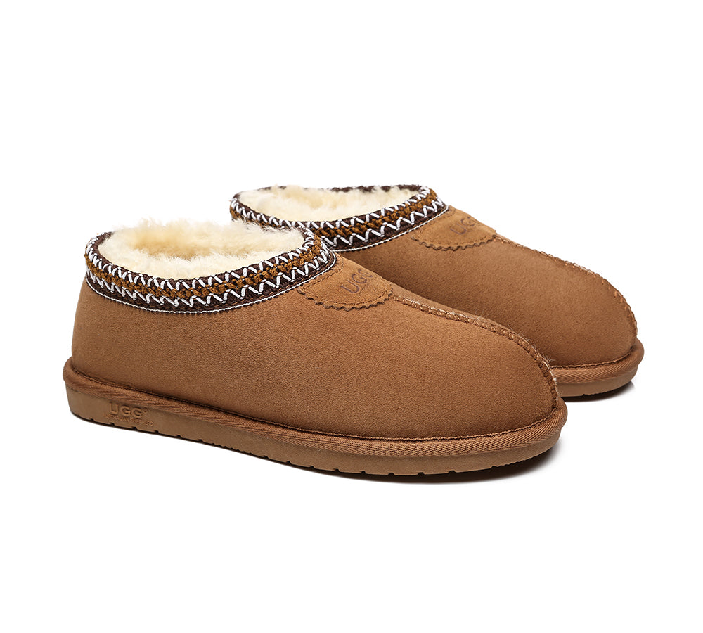 UGG Venus Twin-Face Sheepskin Ankle Slippers - Unisex Home Slippers | Australian Shepherd