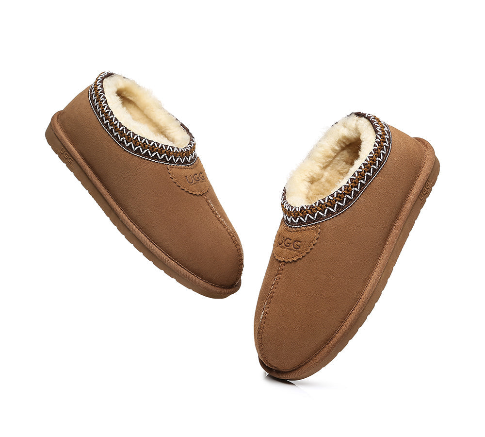 UGG Venus Twin-Face Sheepskin Ankle Slippers - Unisex Home Slippers | Australian Shepherd