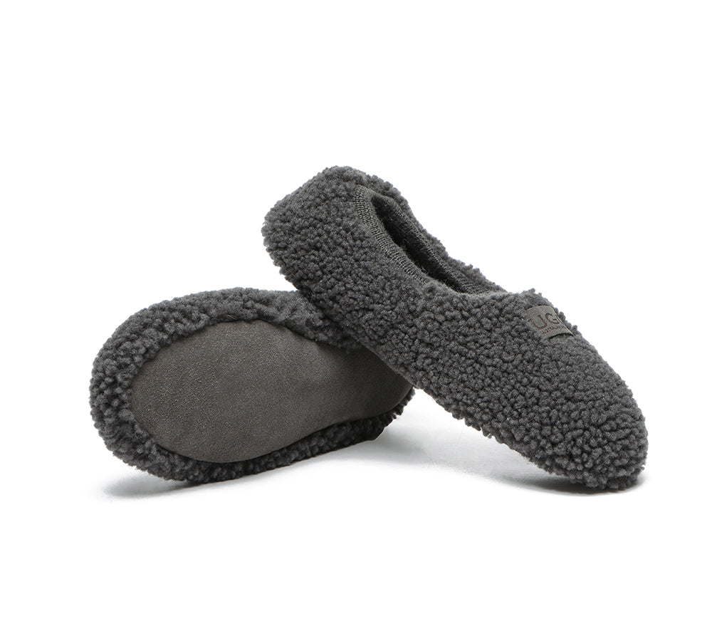 UGG Women's Curly Wool Slippers - Lucina