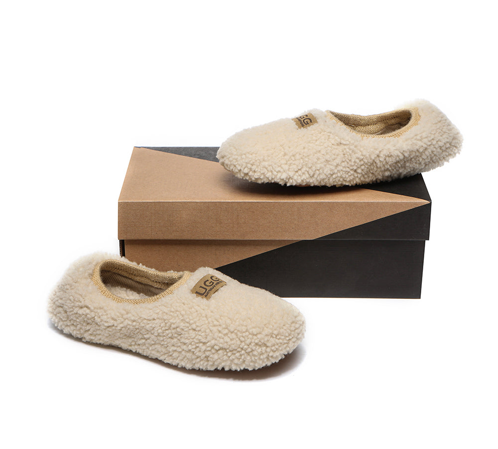 UGG Women's Curly Wool Slippers - Lucina