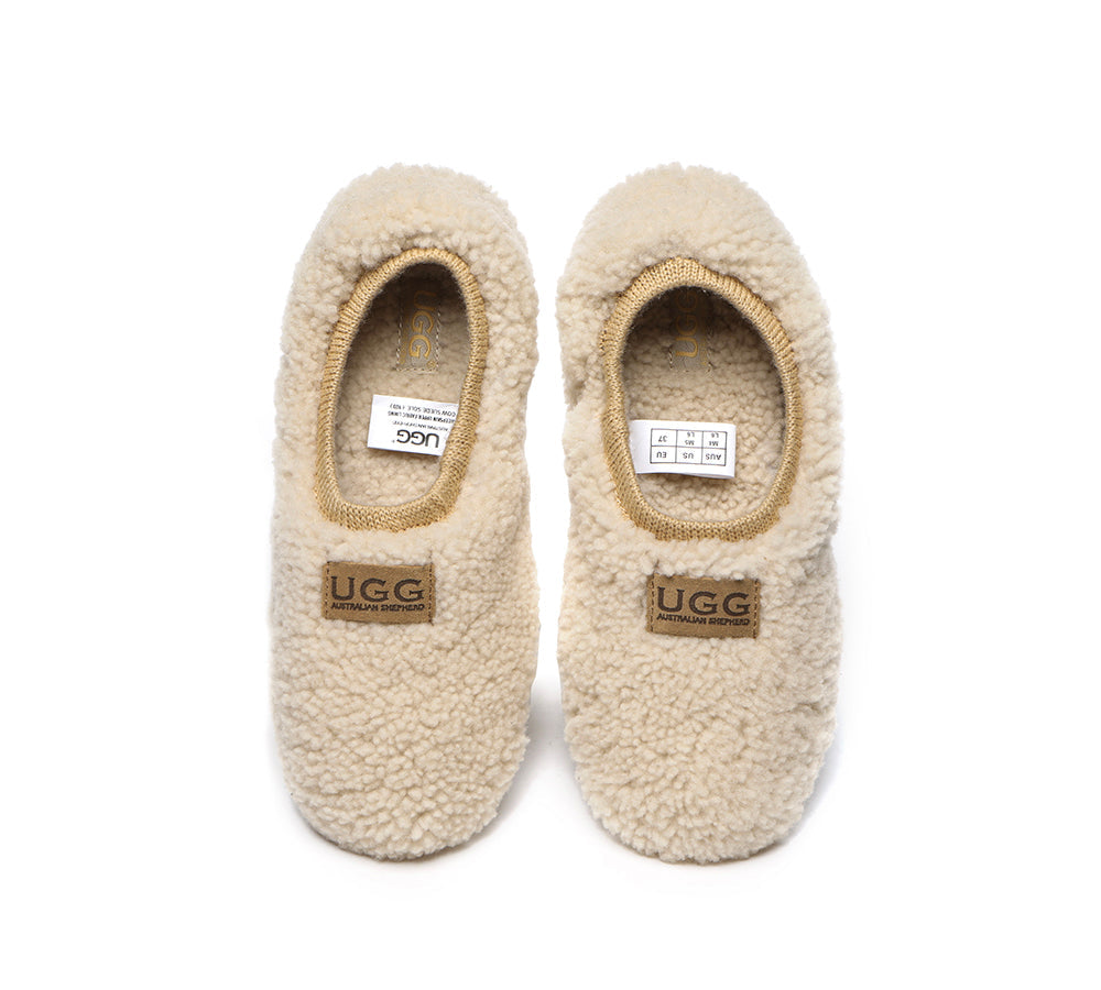 UGG Women's Curly Wool Slippers - Lucina