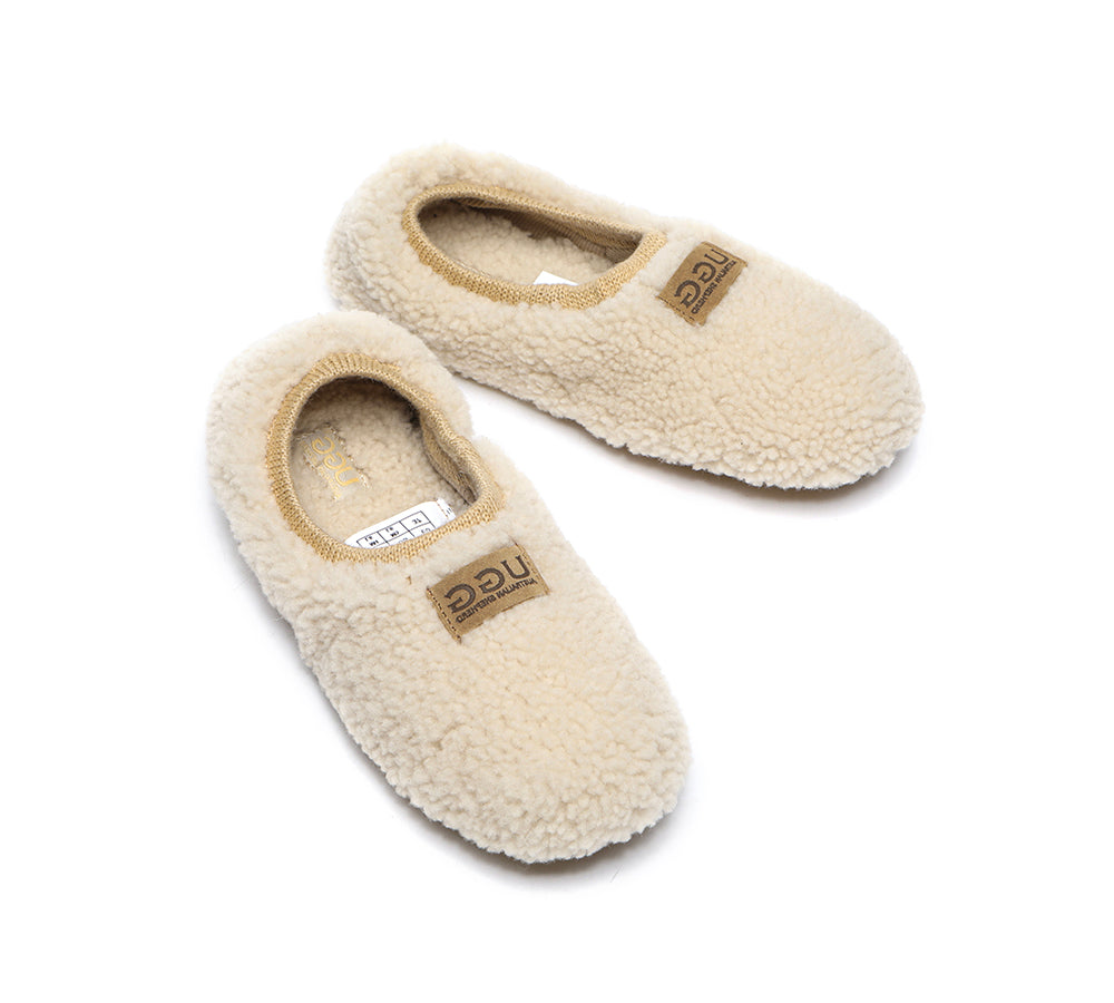 UGG Women's Curly Wool Slippers - Lucina