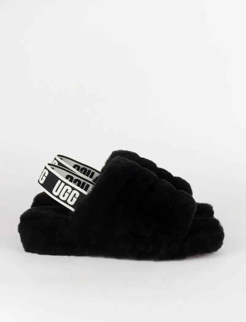 UGG Women's Fluff Yeah Slide - Black