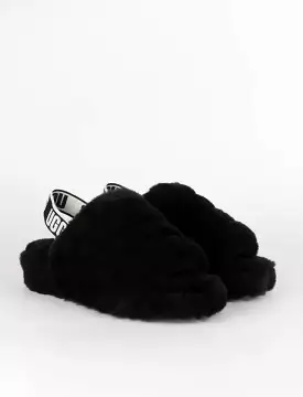 UGG Women's Fluff Yeah Slide - Black