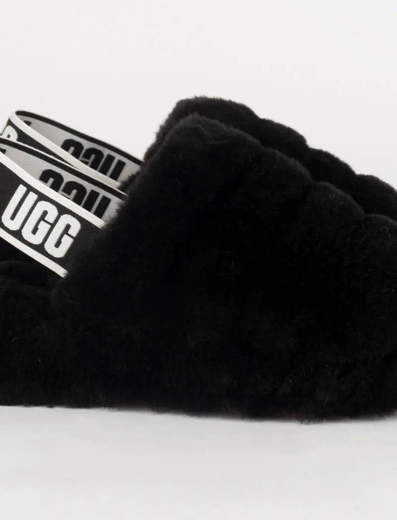 UGG Women's Fluff Yeah Slide - Black