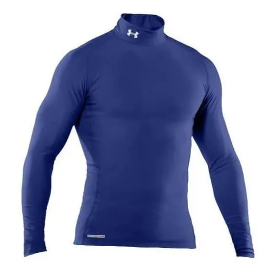 Royal Blue Under Armour Cold Gear Compression Long Sleeve Top