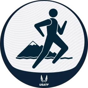 USATF Pictogram Sticker - Trail Running