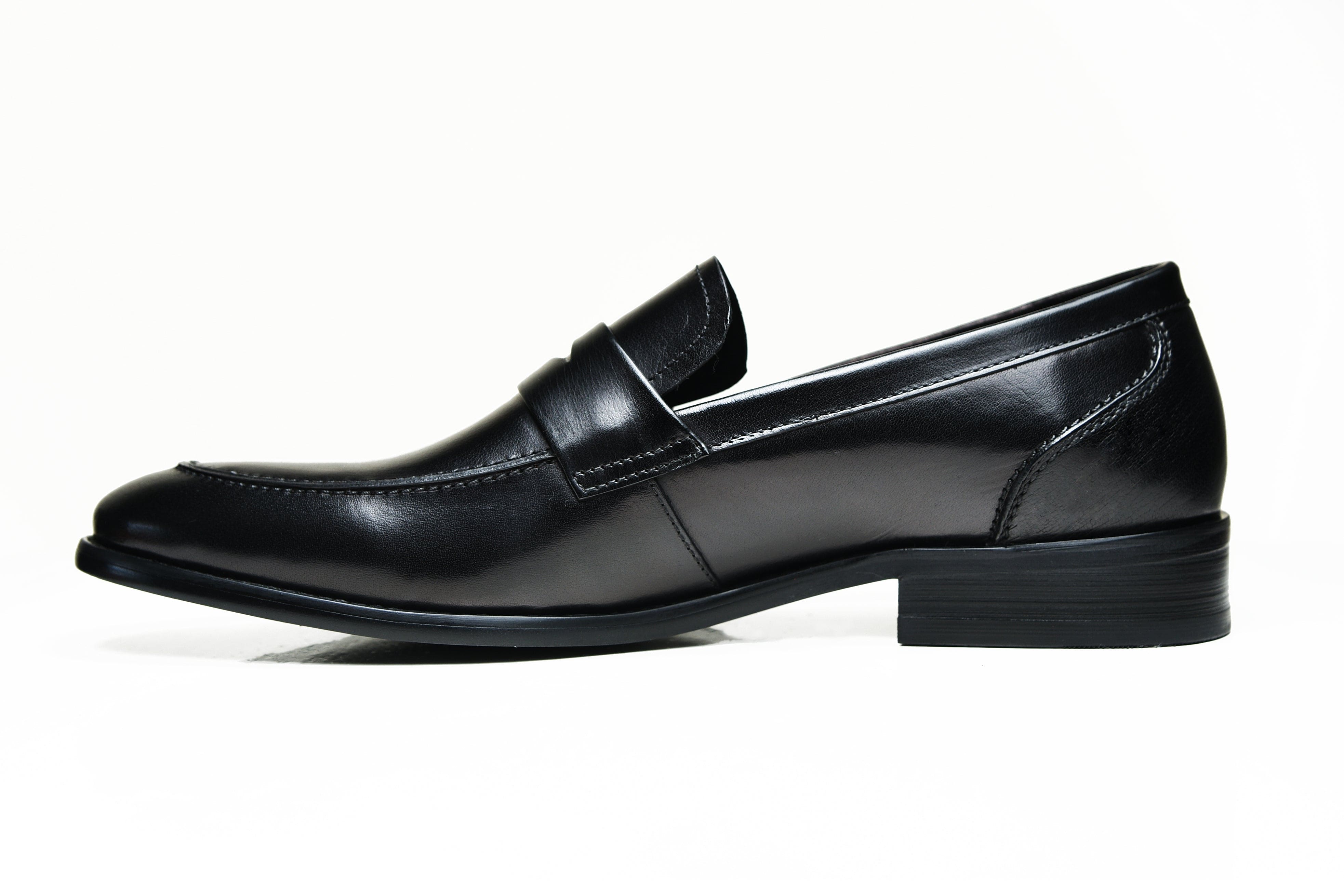 VICTOR Wide Leather Penny Loafer - Get It Now!