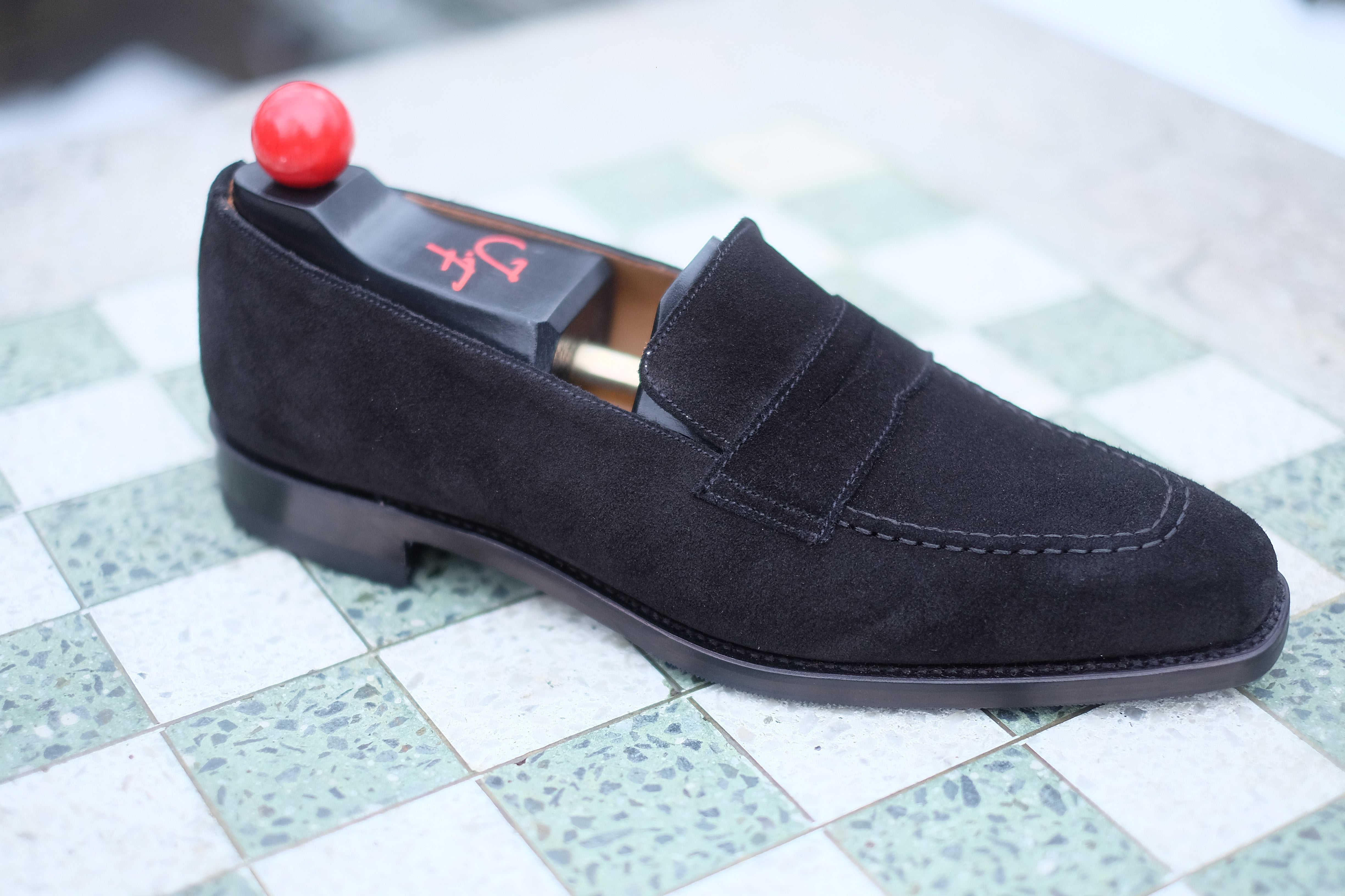 Washington Black Suede Shoes