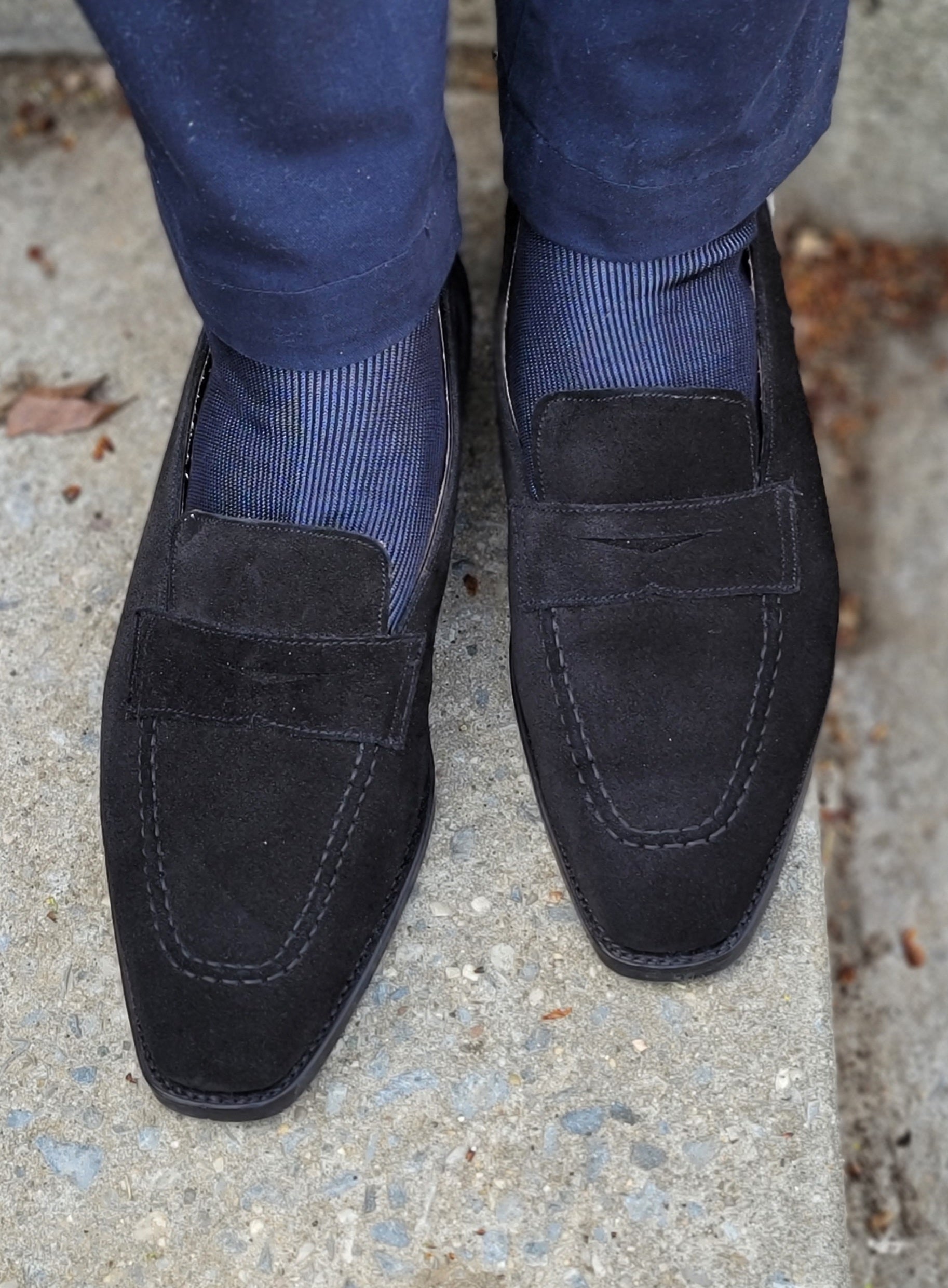 Washington Black Suede Shoes