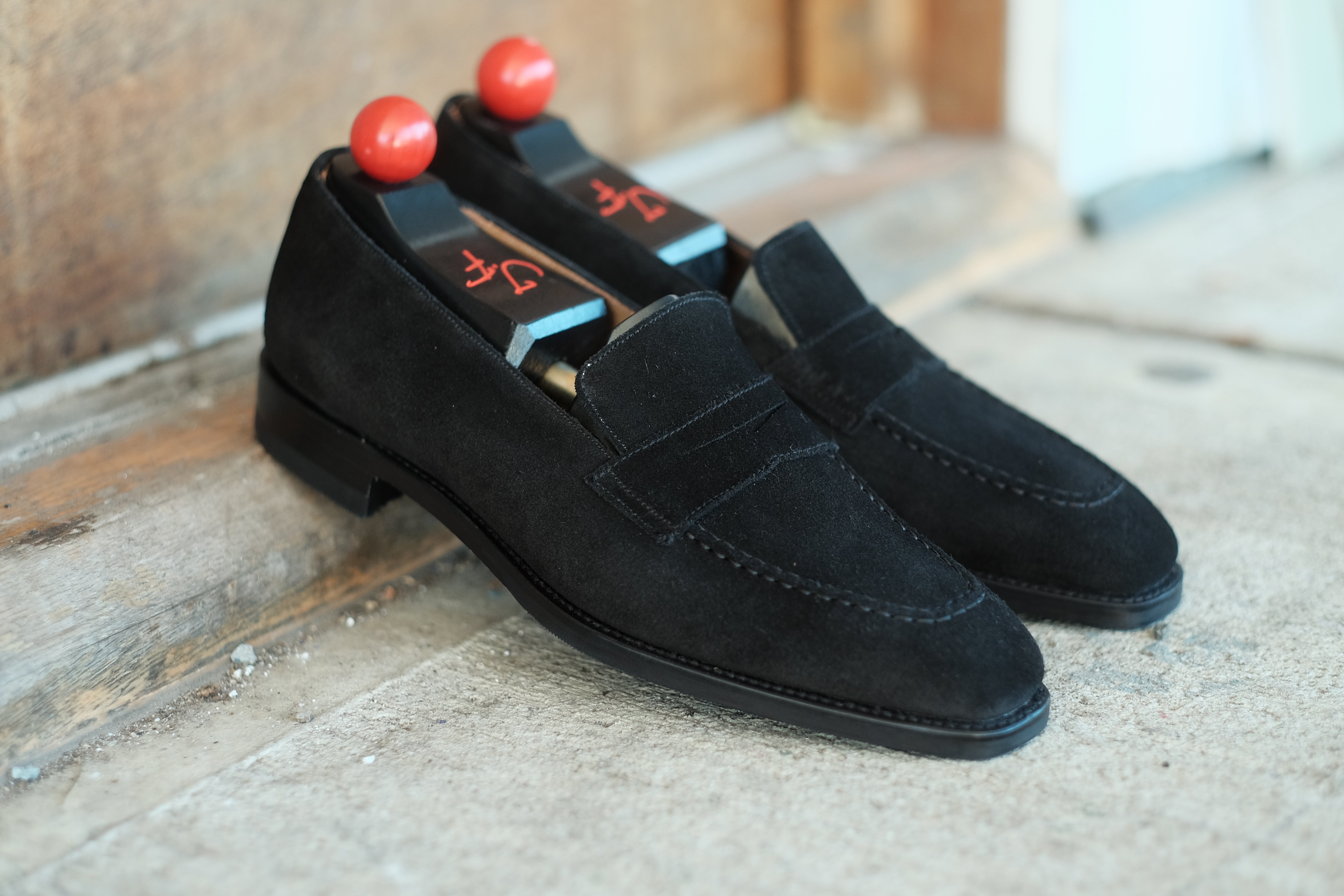 Washington Black Suede Shoes