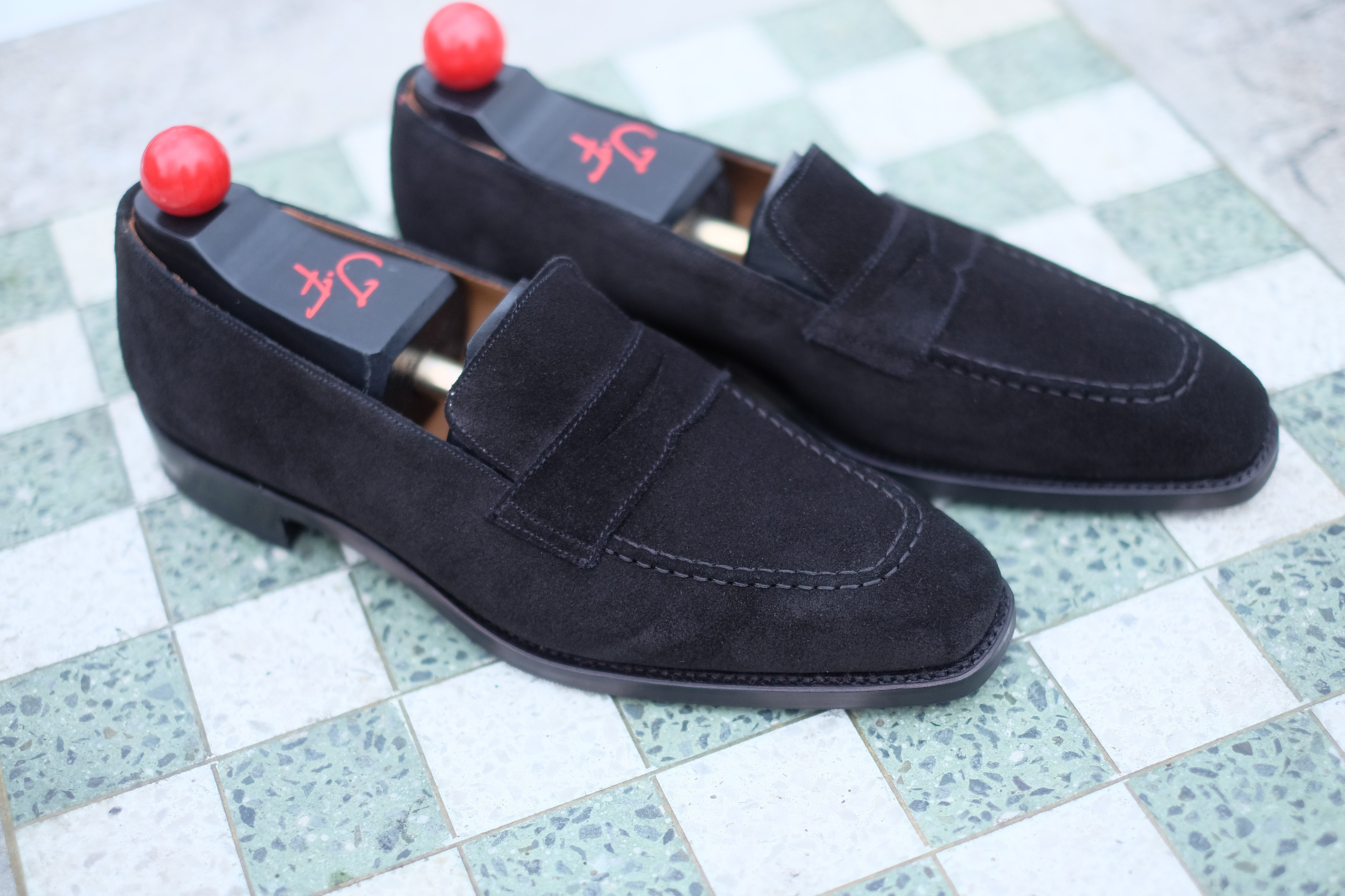 Washington Black Suede Shoes