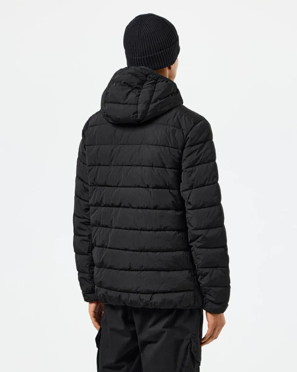 Weekend Offender Black Padded Puffer Jacket - La Guardia