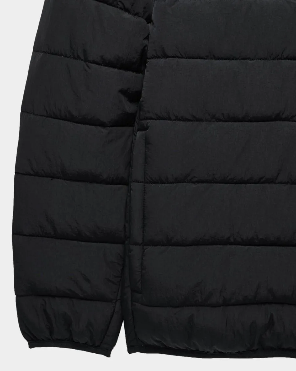 Weekend Offender Black Padded Puffer Jacket - La Guardia