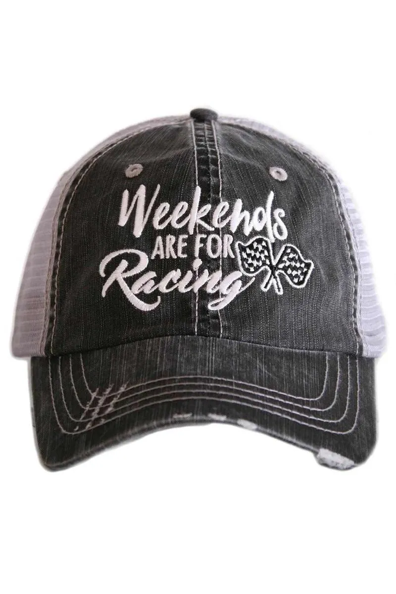 Weekends Are For Racing Trucker Hats