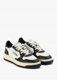 White Black Medalist Low Two Tone Sneaker - Autry