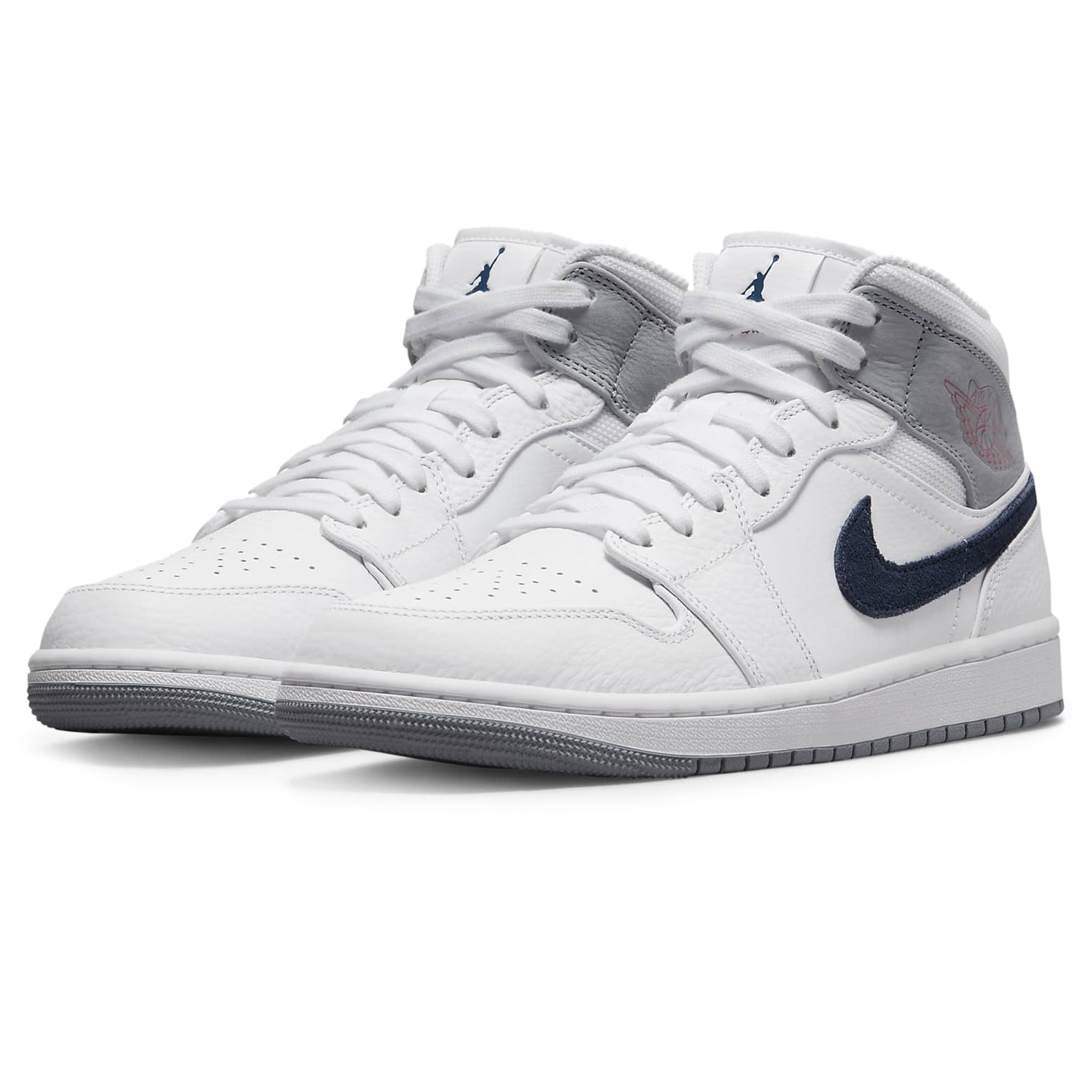 White Paris Air Jordan 1 Mid