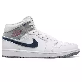 White Paris Air Jordan 1 Mid