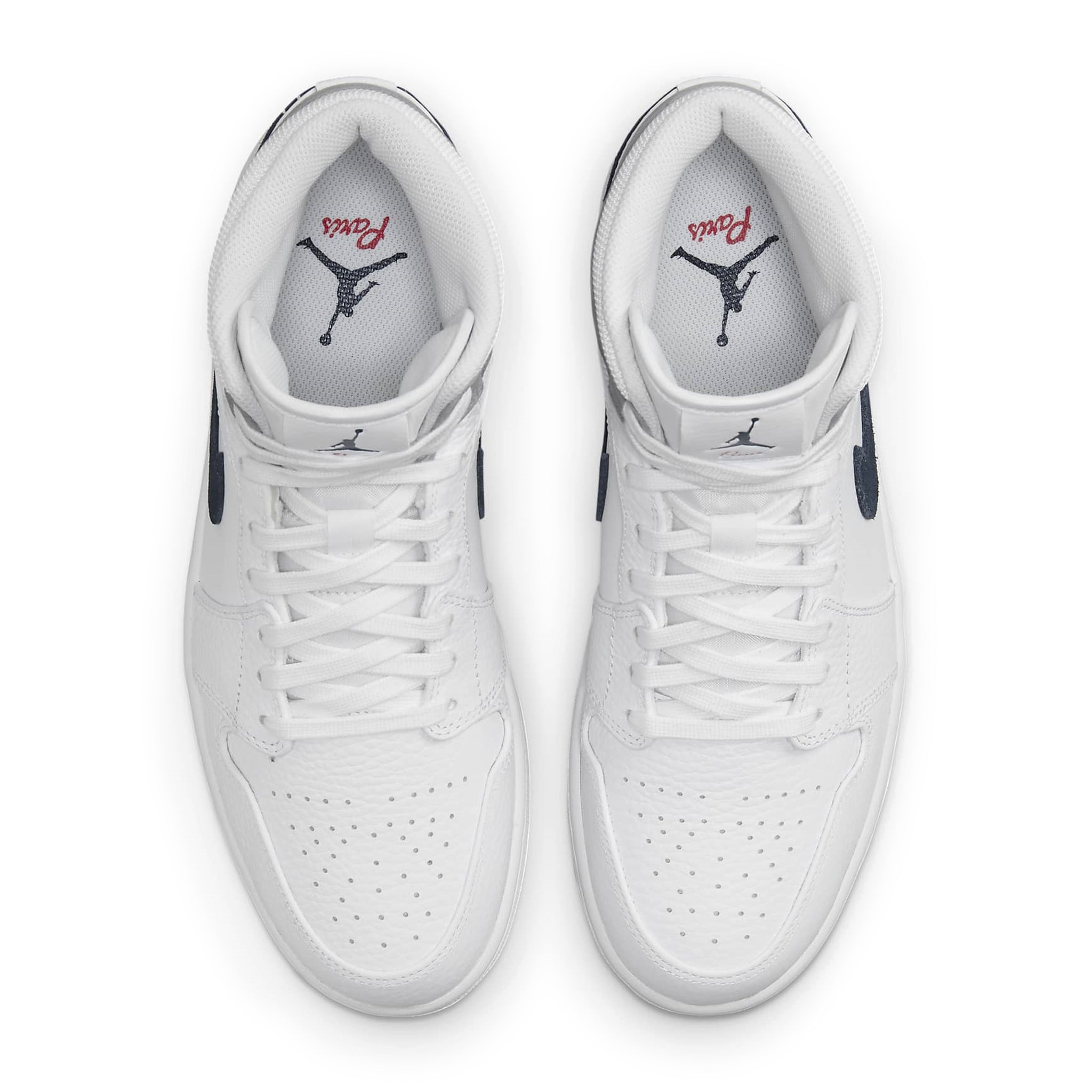 White Paris Air Jordan 1 Mid