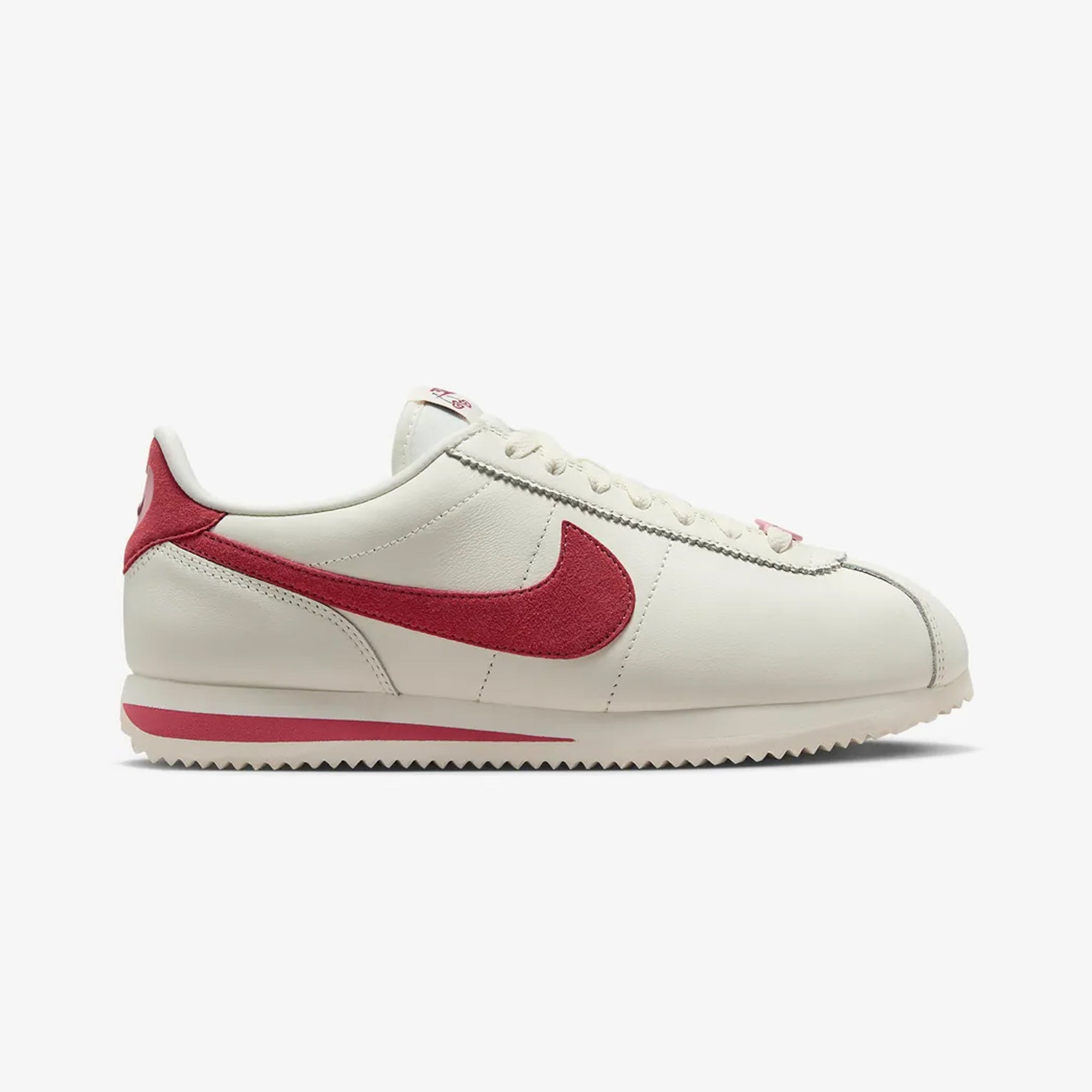 WMN'S CORTEZ SE 'SAIL/ADOBE-MED SOFT PINK-TEAM RED' - Google SEO optimized result: Women's Nike Cortez SE Sail Adobe Medium Soft