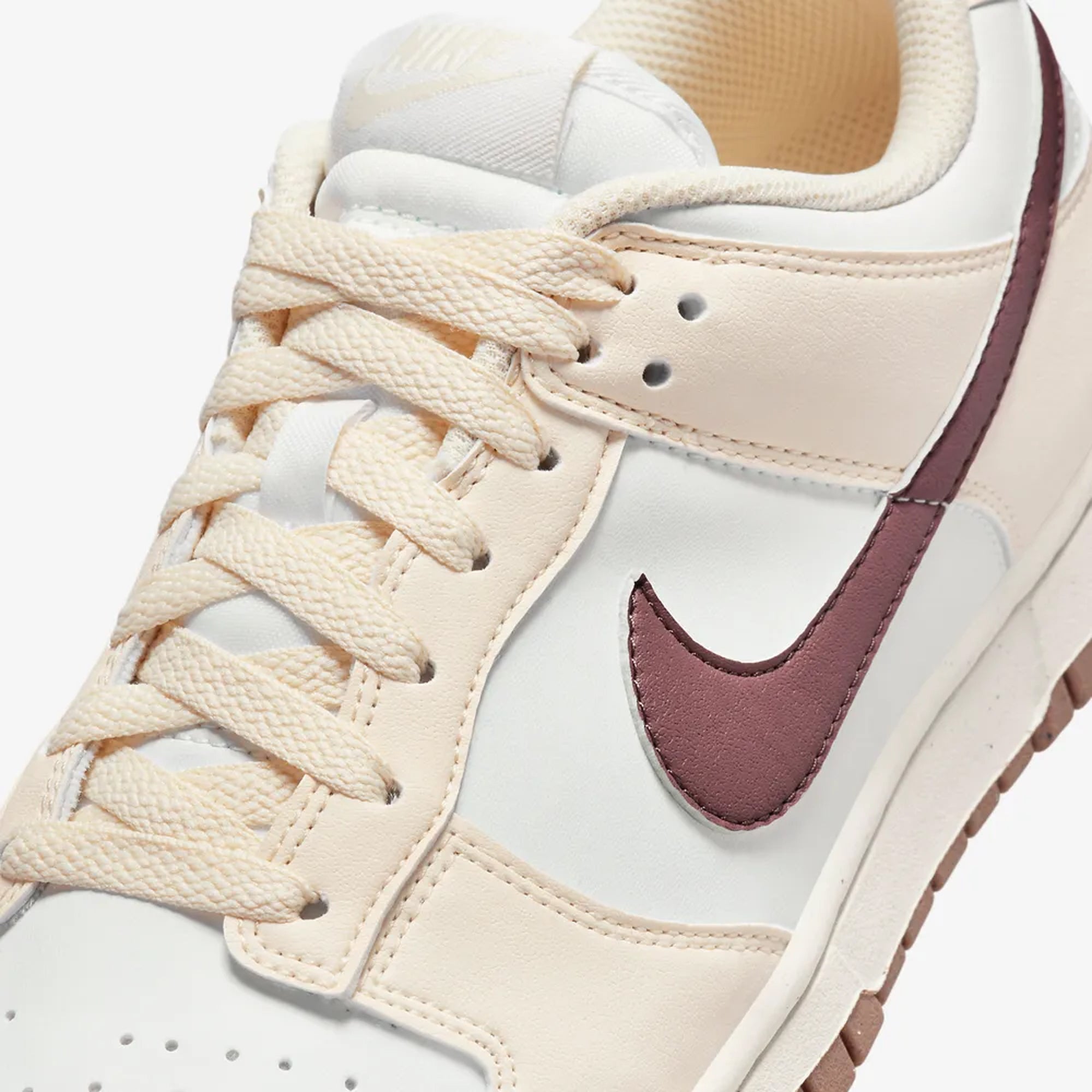 WMN's Dunk Low in Coconut Milk, Smokey Mauve, Summit White