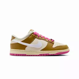 WMN'S Dunk Low SE Sneakers - Bronzine, Coconut Milk, Playful Pink | Shop Now