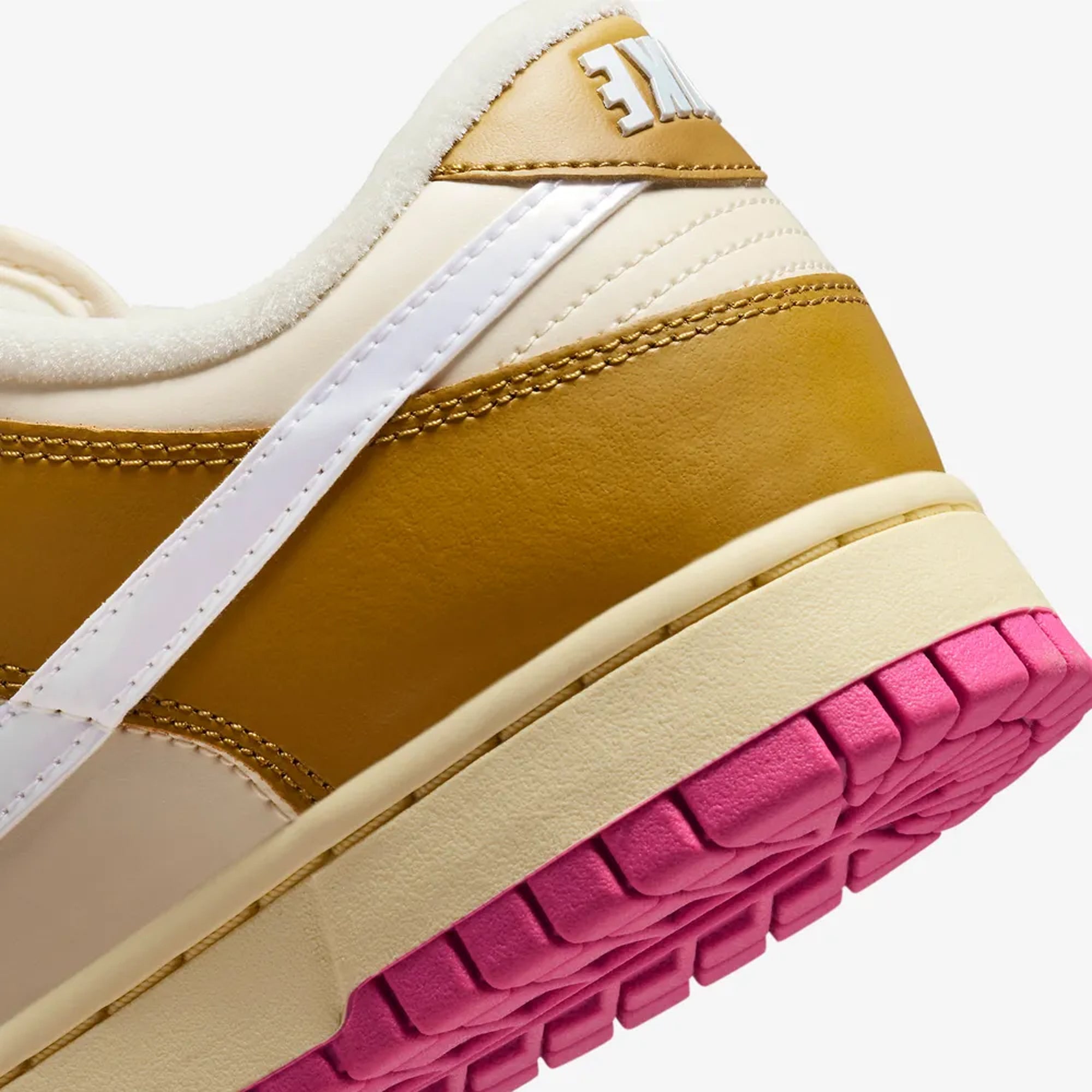 WMN'S Dunk Low SE Sneakers - Bronzine, Coconut Milk, Playful Pink | Shop Now