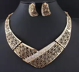 Women's Necklace Earrings Set